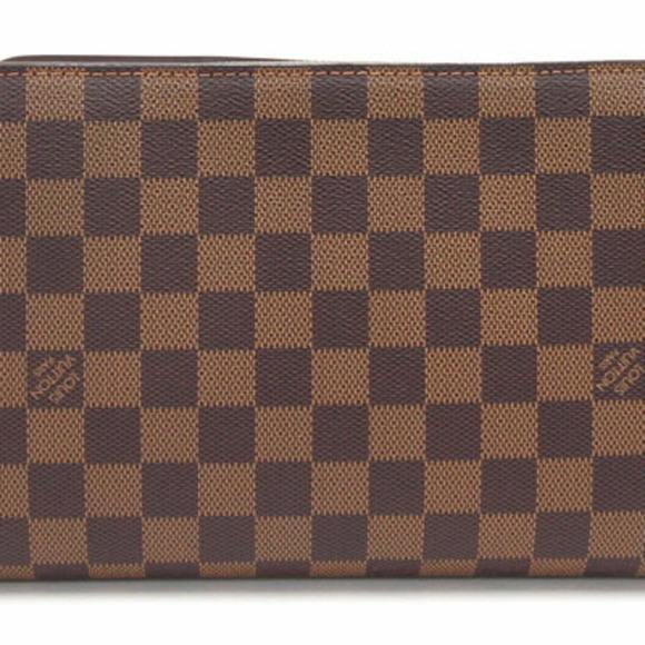 Louis Vuitton Second Bag Damier Saint N51993 Men's Clutch LOUIS VUITTON - Picture 2 of 9